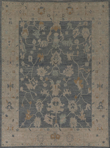 Vegetable Dye Oushak Turkish Area Rug 8x10