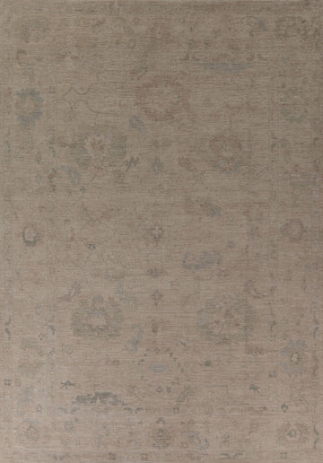 Vegetable Dye Oushak Turkish Area Rug 9x12