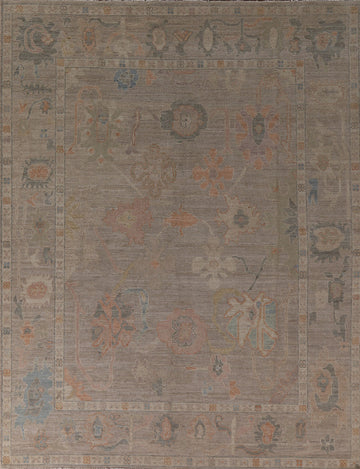 Handmade Oushak Vegetable Dye Area Rug 8x10