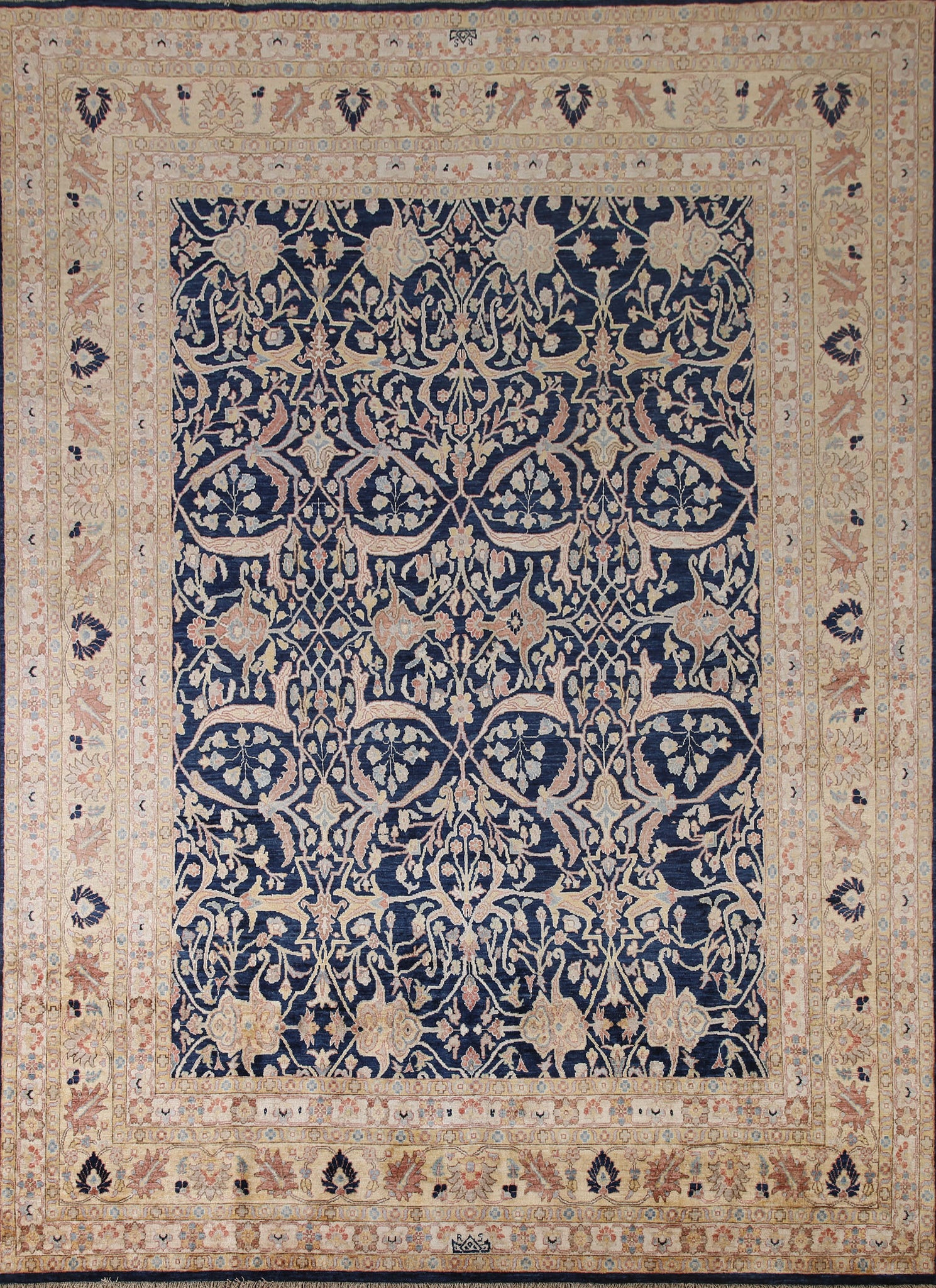 Vegetable Dye Sultanabad Ziegler Oriental Area Rug 8x9