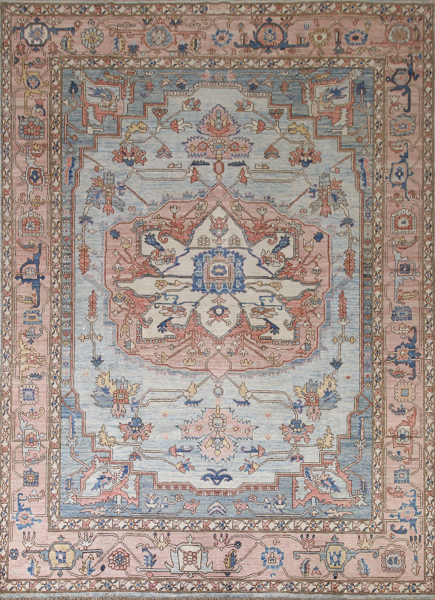 Vegetable Dye Heriz Serapi Persian Area Rug 8x10