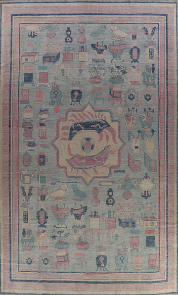 Vegetable Dye Sultanabad Ziegler Large Area Rug 10x16
