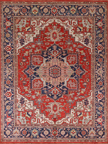 Vegetable Dye Heriz Serapi Oriental Area Rug 8x10
