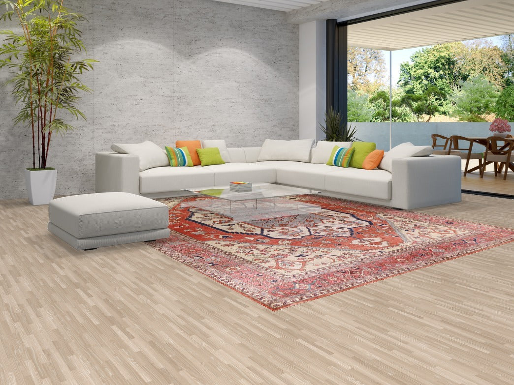 Vegetable Dye Heriz Serapi Large Area Rug 10x14