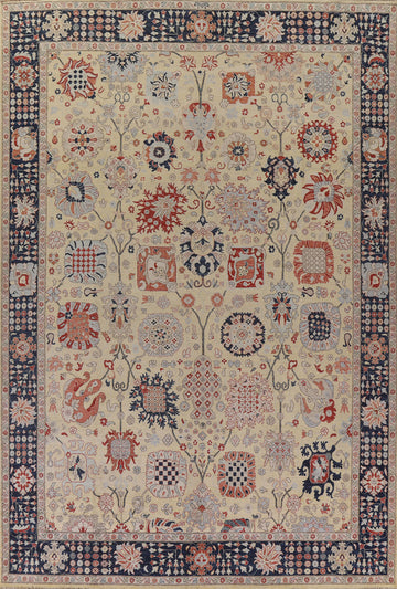 Vegetable Dye Sultanabad Ziegler Large Area Rug 10x14