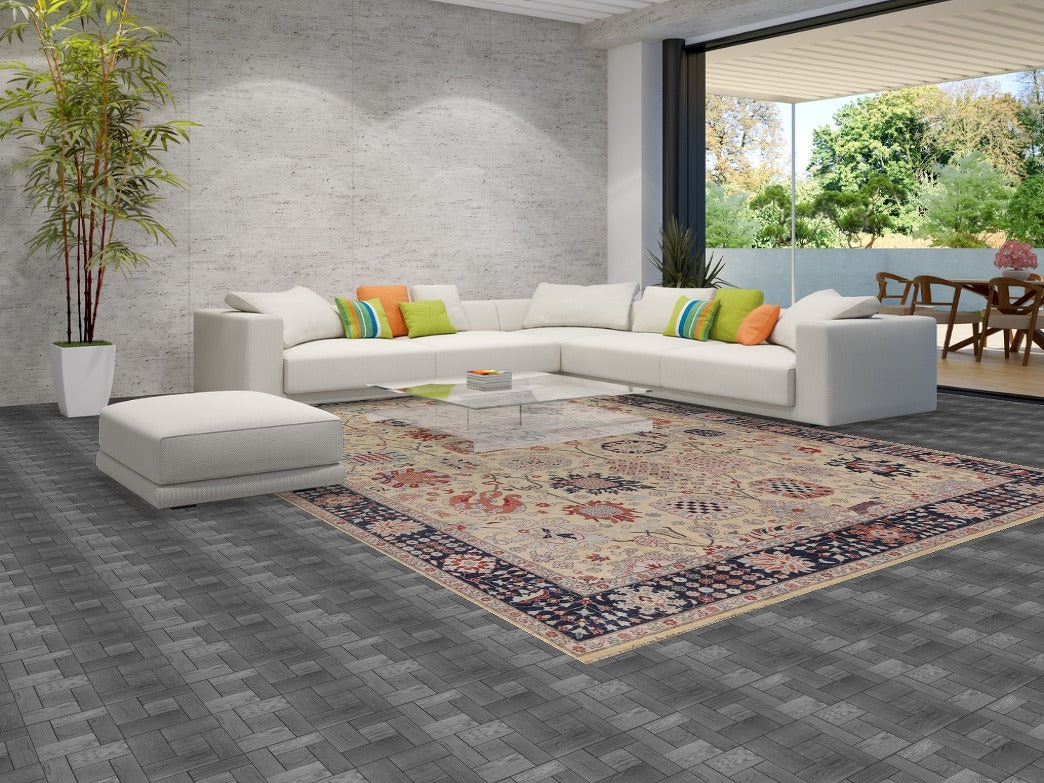 Vegetable Dye Sultanabad Ziegler Large Area Rug 10x14
