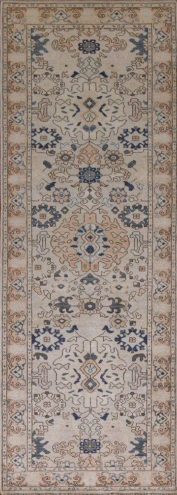 Vegetable Dye Sultanabad Ziegler Runner Rug 3x10