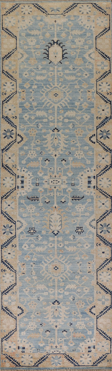 Vegetable Dye Sultanabad Ziegler Wool Runner Rug 3x12