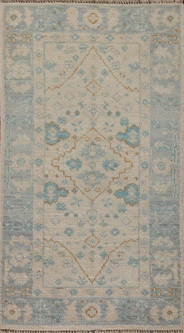 Vegetable Dye Oushak Oriental Accent Rug 2x4