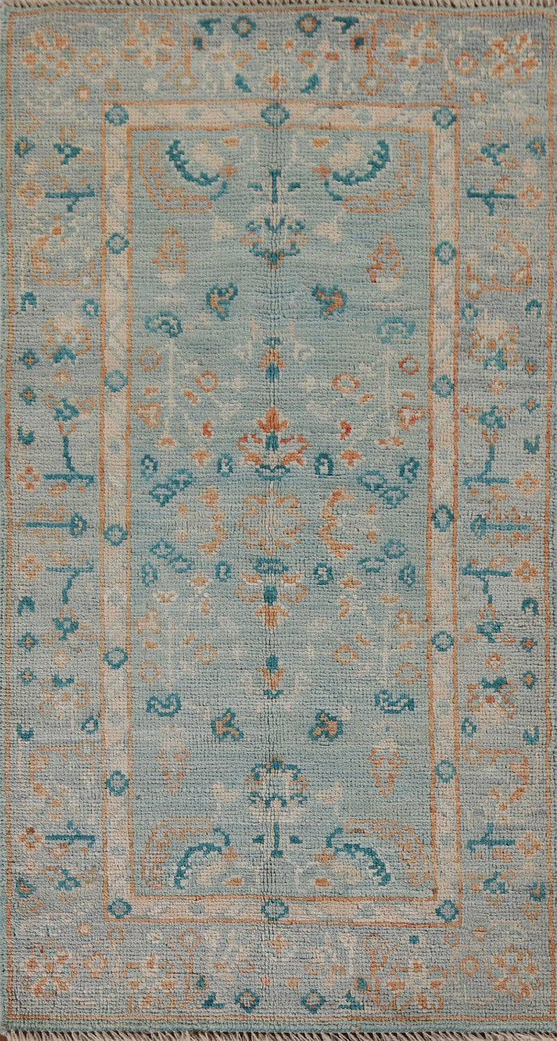 Vegetable Dye Oushak Oriental Accent Rug 2x4