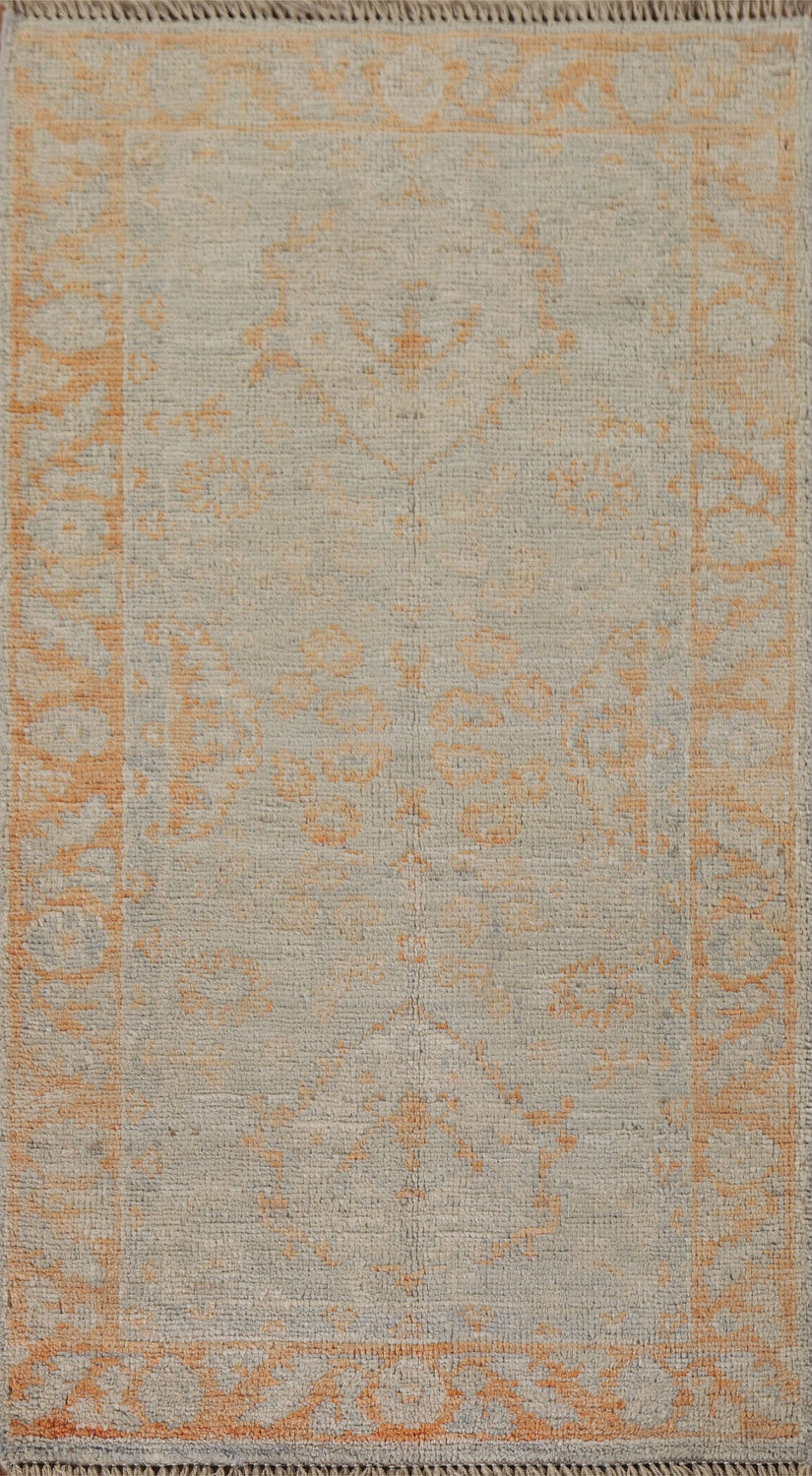 Vegetable Dye Oushak Oriental Accent Rug 2x4