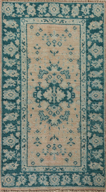 Vegetable Dye Oushak Oriental Accent Rug 2x4