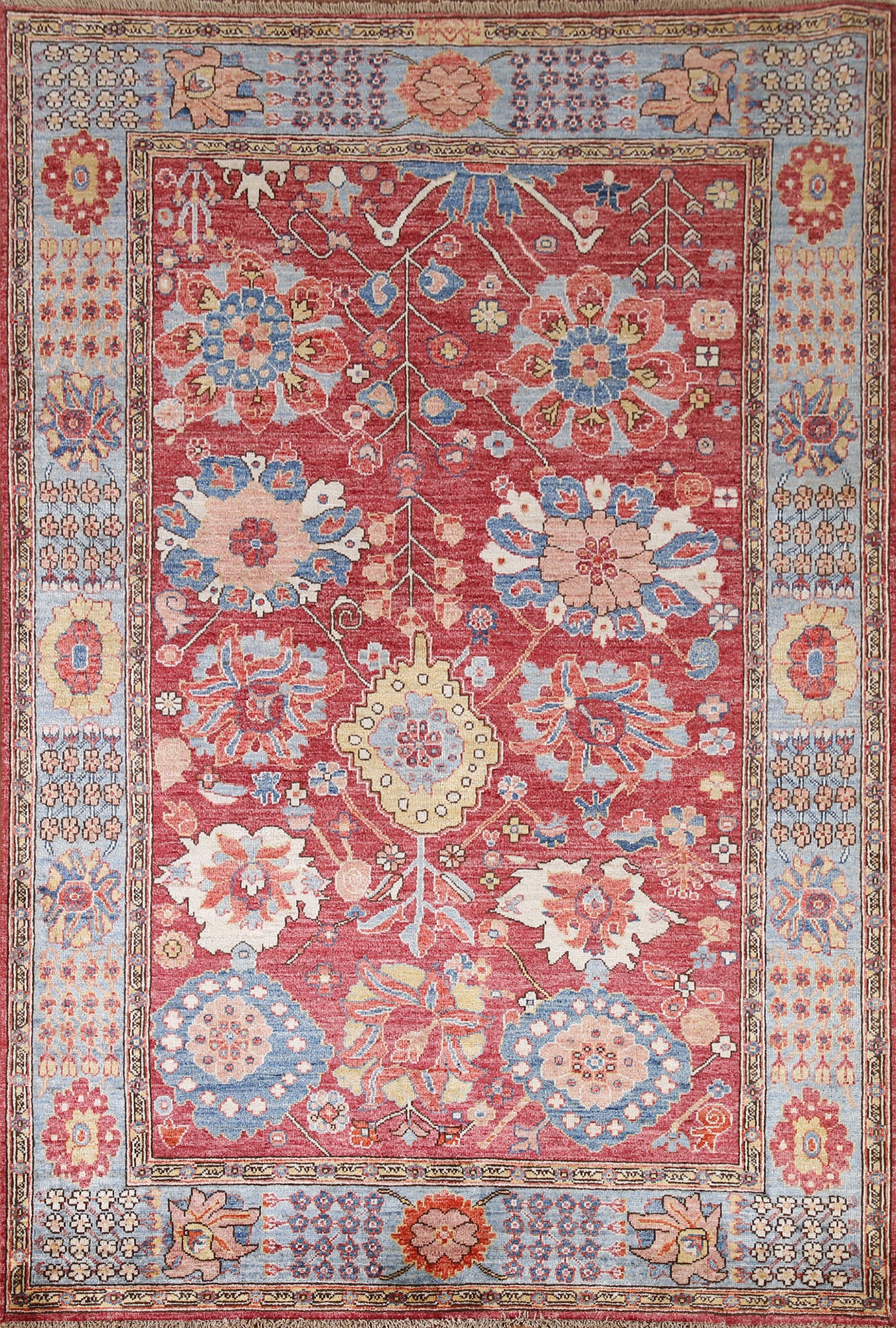 Vegetable Dye Ziegler Oriental Area Rug 5x7