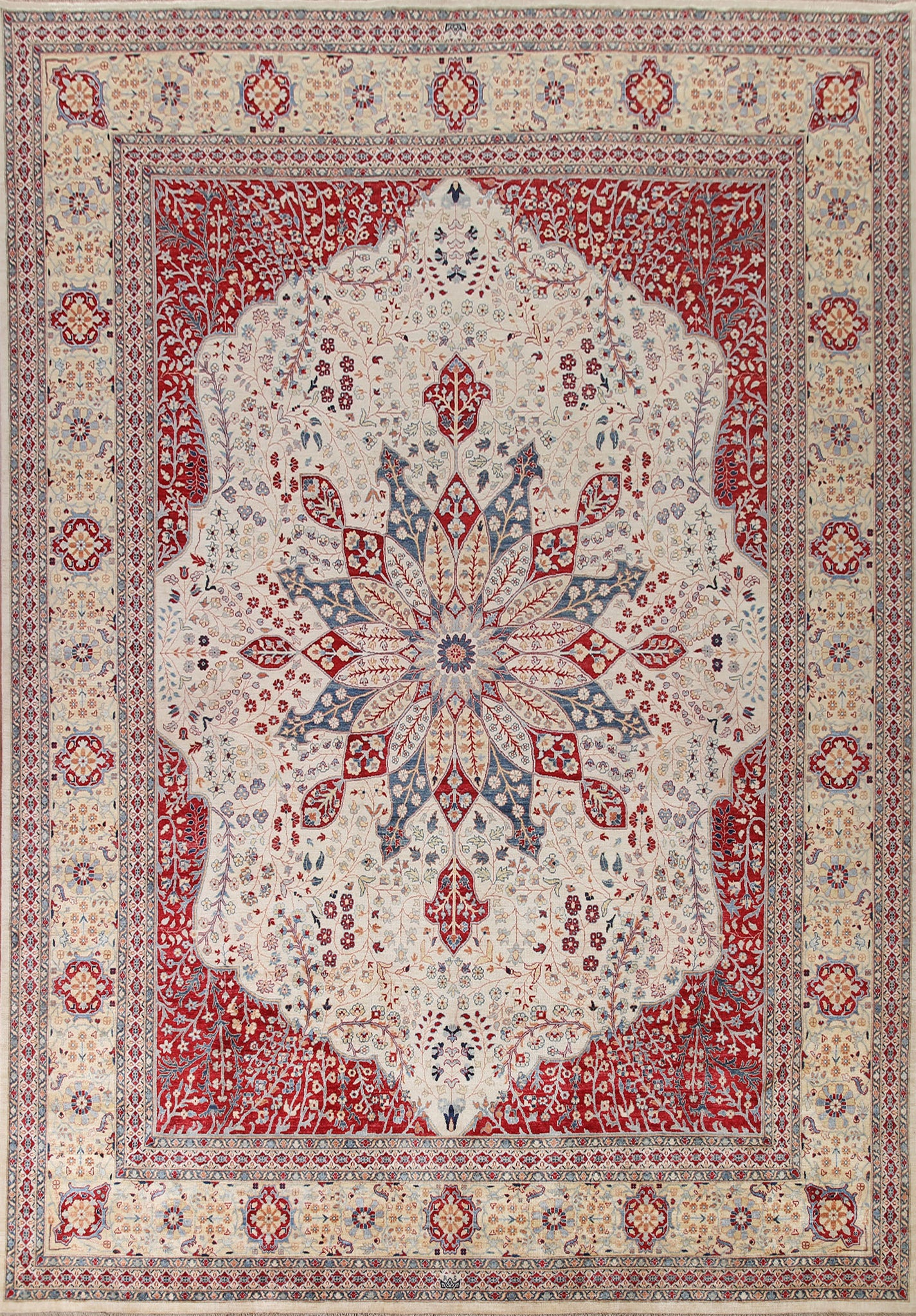 Vegetable Dye Ziegler Palace Size Large Rug 12x15
