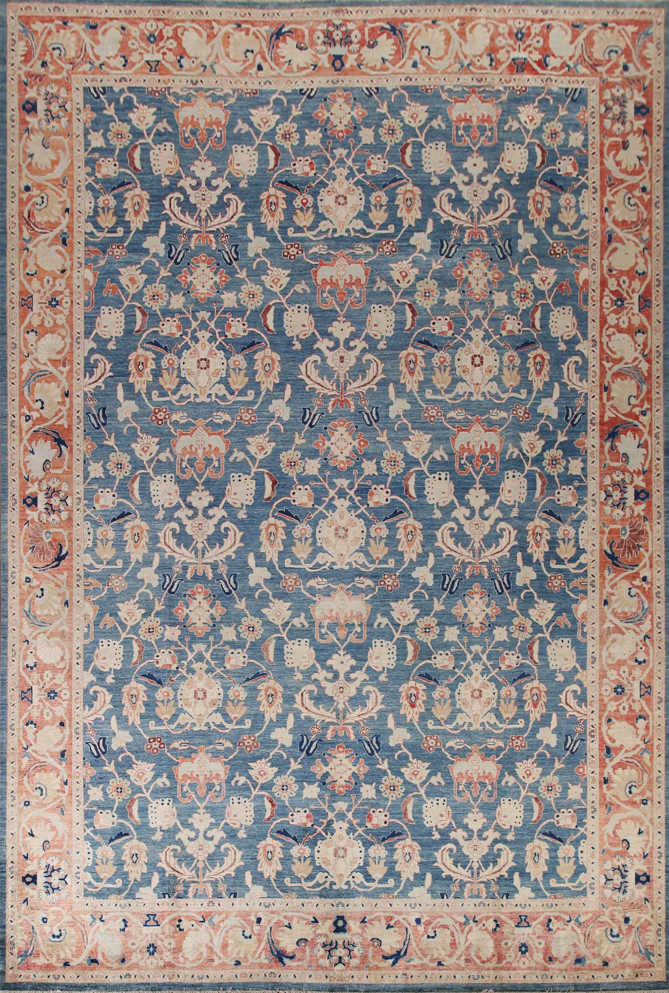 Vegetable Dye Sultanabad Oriental Area Rug 10x13