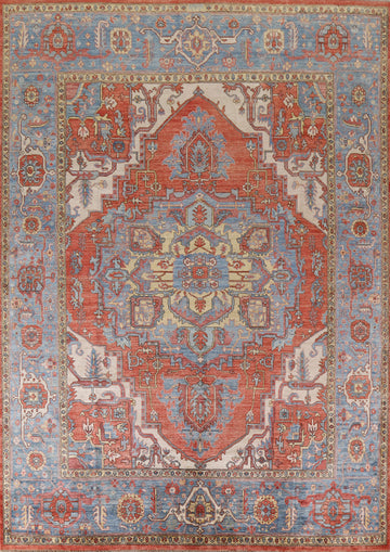 Vegetable Dye Heriz Serapi Oriental Area Rug 9x12