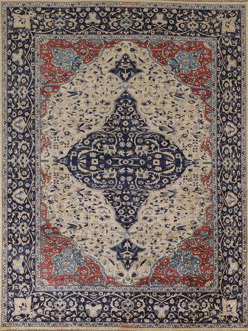 Vegetable Dye Sarouk Oriental Area Rug 8x10