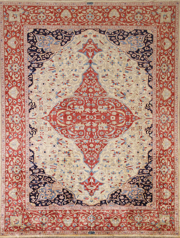 Vegetable Dye Sarouk Living Room Rug 8x10