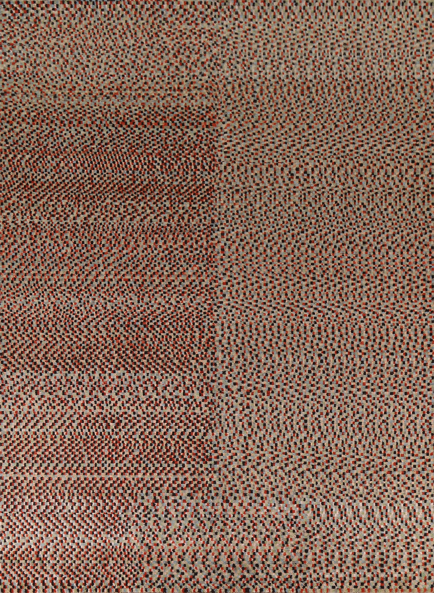 Contemporary Abstract Oriental Area Rug 8x10