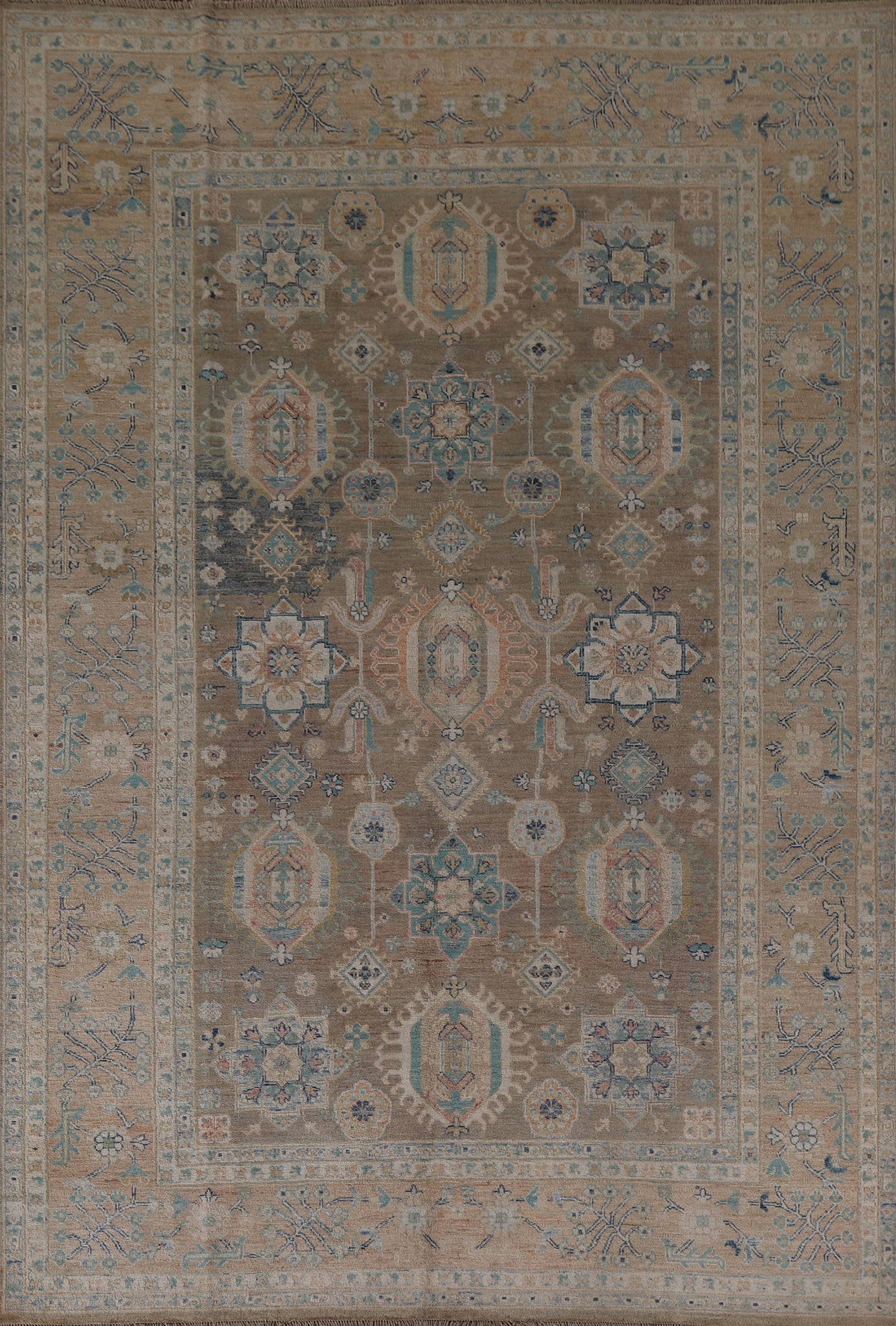 Vegetable Dye Heriz Serapi Oriental Area Rug 7x10