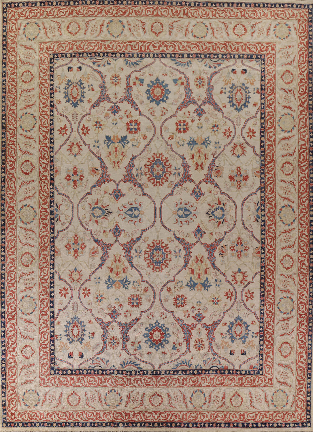 Vegetable Dye Ziegler Large Oriental Rug 12x15