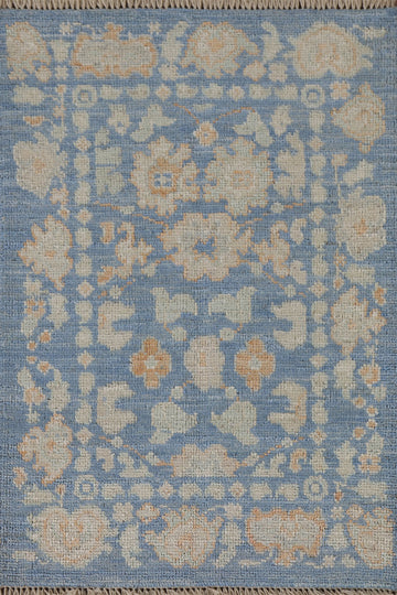 Vegetable Dye Oushak Oriental Rug 2x3