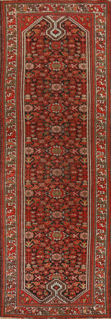 Vegetable Dye Antique Malayer Persian Runner Rug 3x12