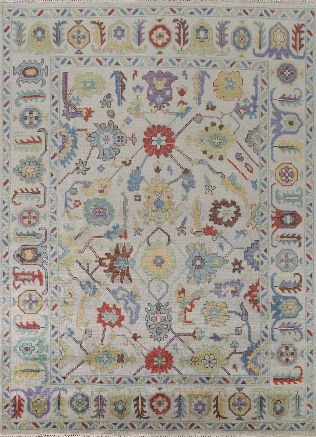 All-Over Floral Oushak Oriental Area Rug 8x10