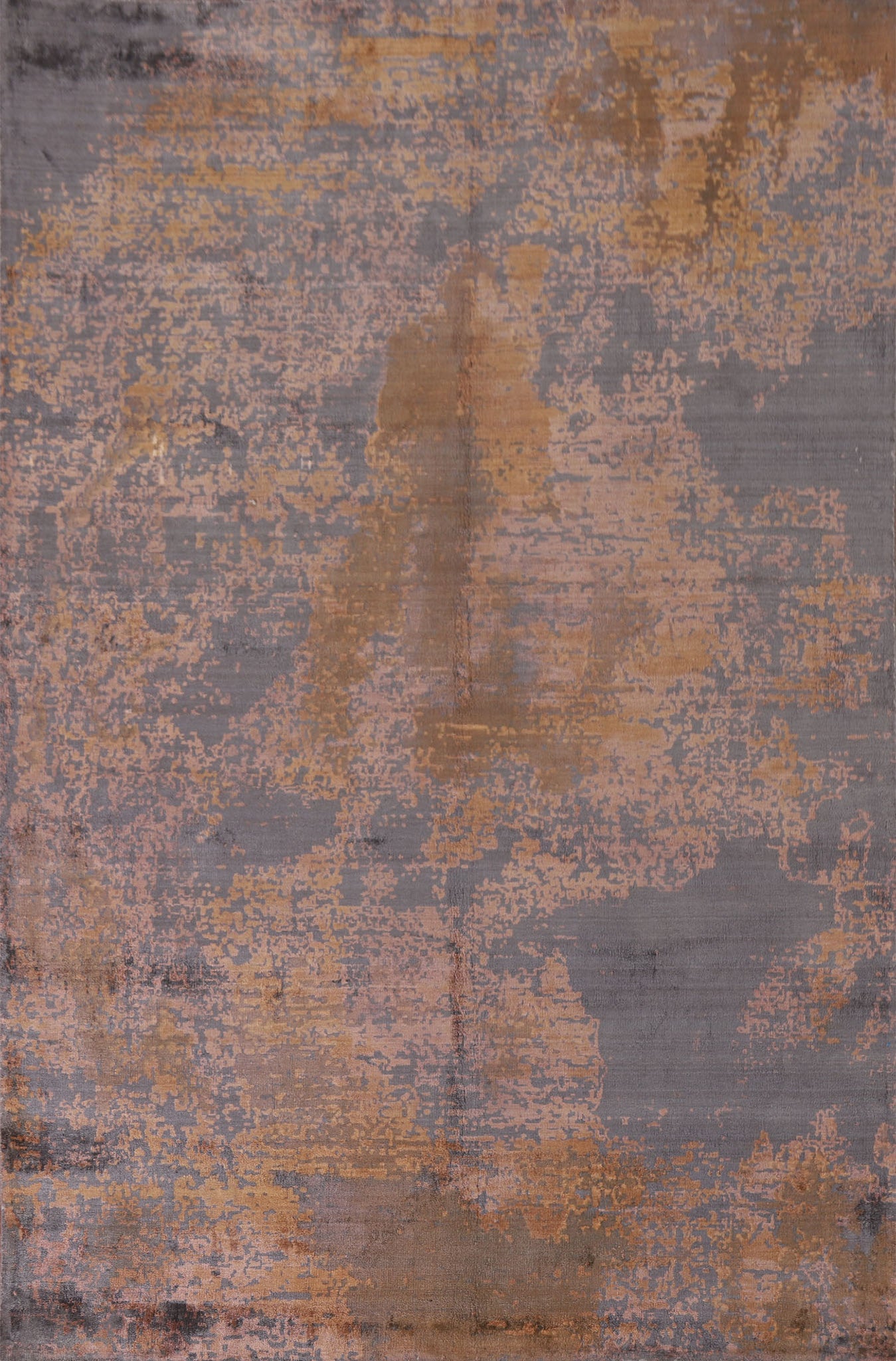 Modern Abstract Oriental Area Rug 5x8