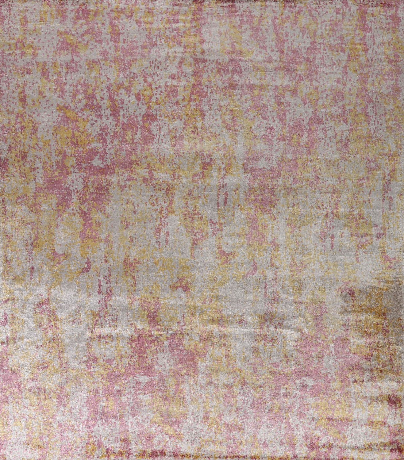 Multicolor Abstract Square Area Rug 11x11