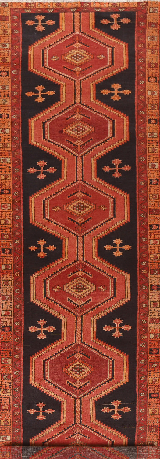 Geometric Ardebil Persian Runner Rug 3x13