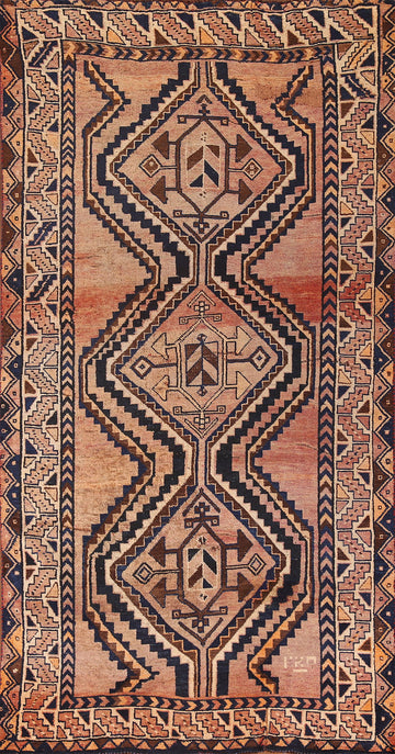 Tribal Lori Persian Runner Rug 4x9