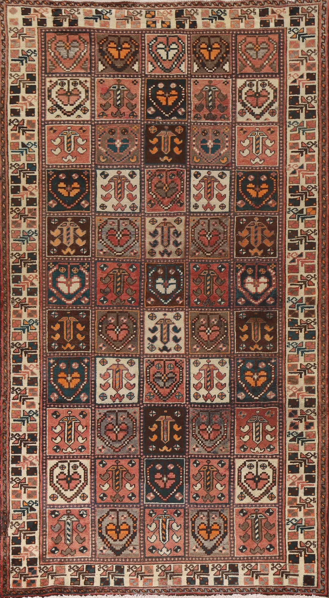 Garden Design Bakhtiari Persian Area Rug 5x9