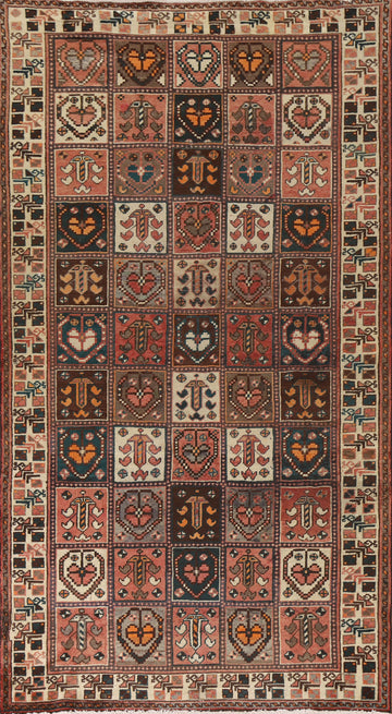 Garden Design Bakhtiari Persian Area Rug 5x9