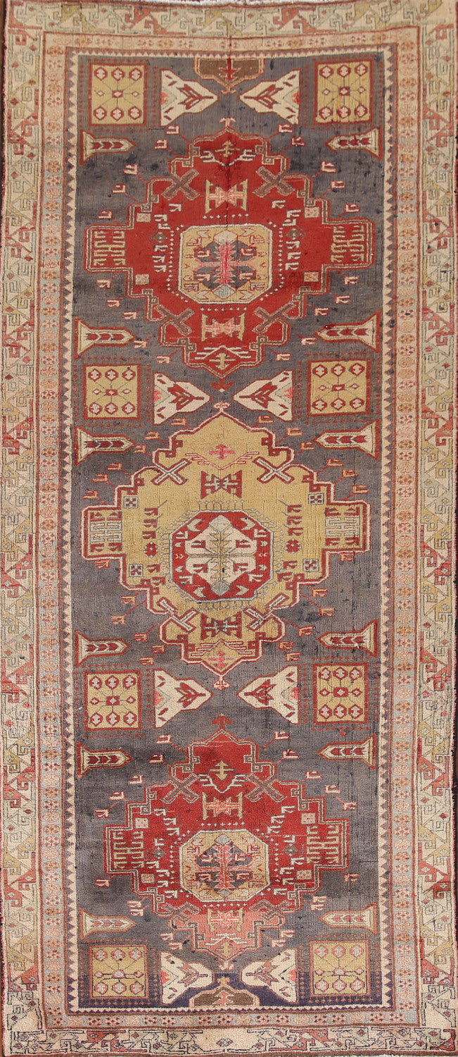 Vintage Ardebil Persian Runner Rug 4x9