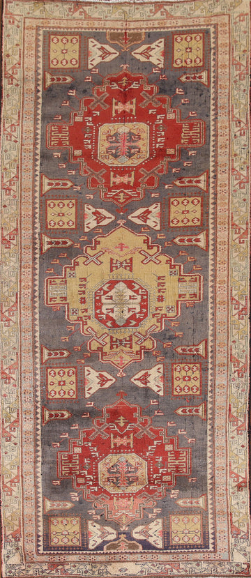 Vintage Ardebil Persian Runner Rug 4x9