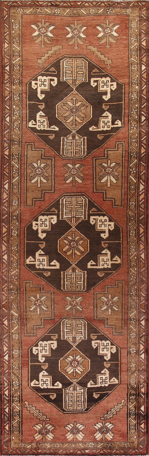 Geometric Ardebil Persian Runner Rug 4x13