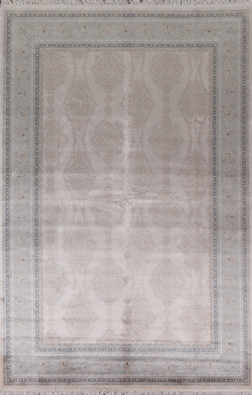 Traditional Qum Turkish Area Rug 6x10