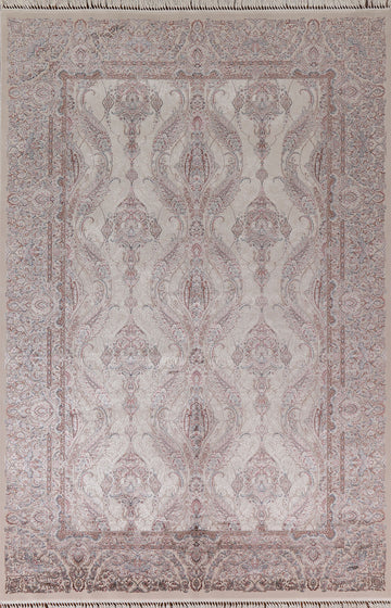 Traditional Qum Turkish Area Rug 7x10