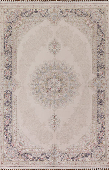 Victorian Style Tabriz Turkish Area Rug 7x10