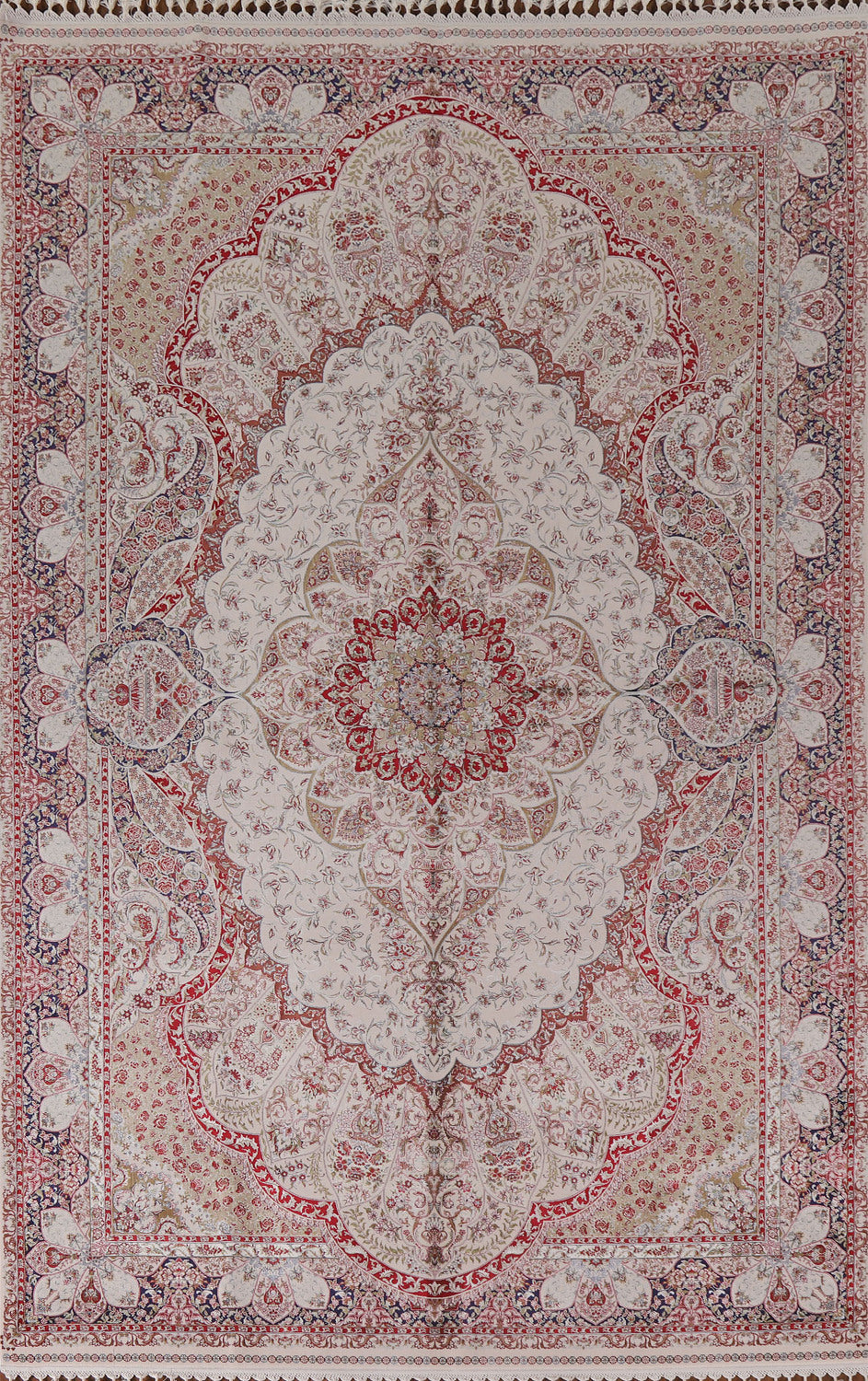 Floral Qum Traditional Area Rug 7x10