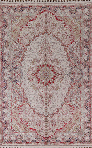 Floral Qum Traditional Area Rug 7x10