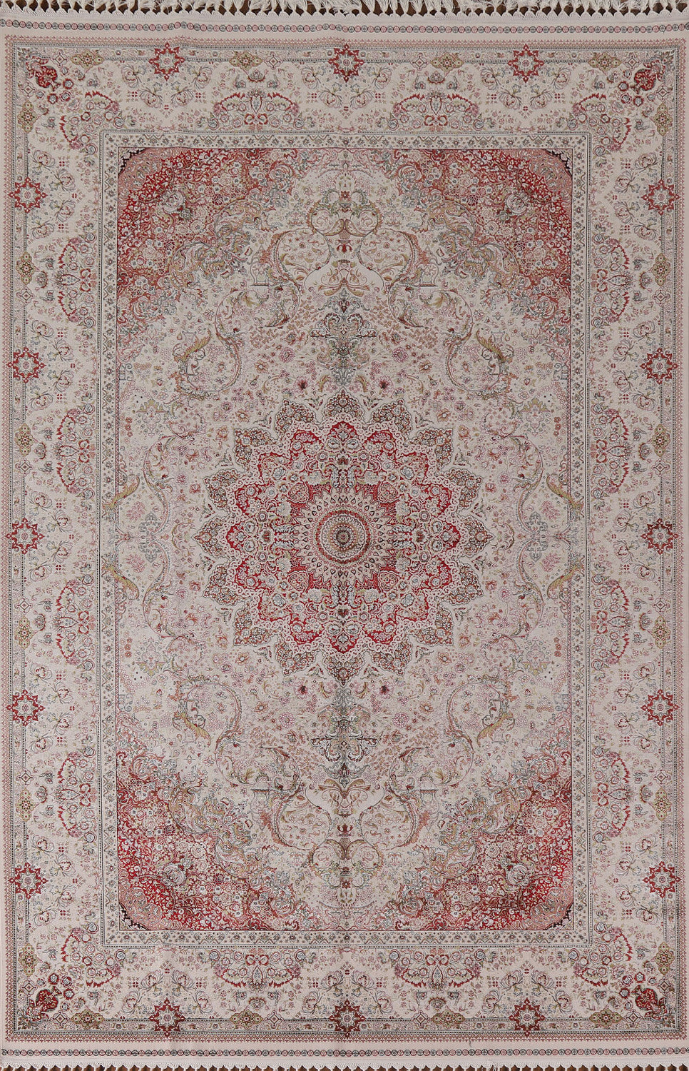 Traditional Tabriz Living Room Area Rug 7x10