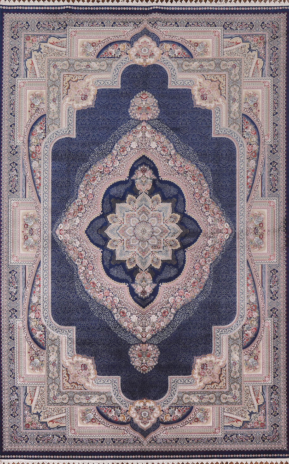 Victorian Style Tabriz Turkish Area Rug 7x10