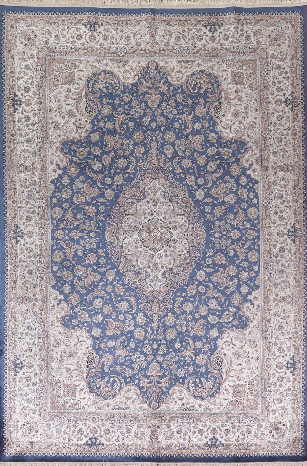 Traditional Floral Tabriz Turkish Area Rug 7x10