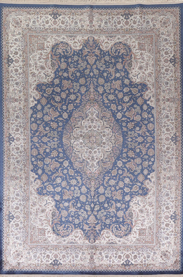 Traditional Floral Tabriz Turkish Area Rug 7x10
