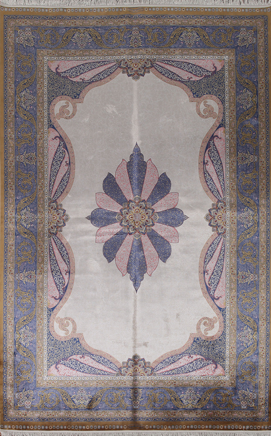 Victorian Style Qum Traditional Area Rug 6x10