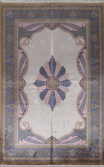 Victorian Style Qum Traditional Area Rug 6x10
