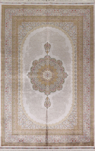 Traditional Qum Oriental Area Rug 7x10