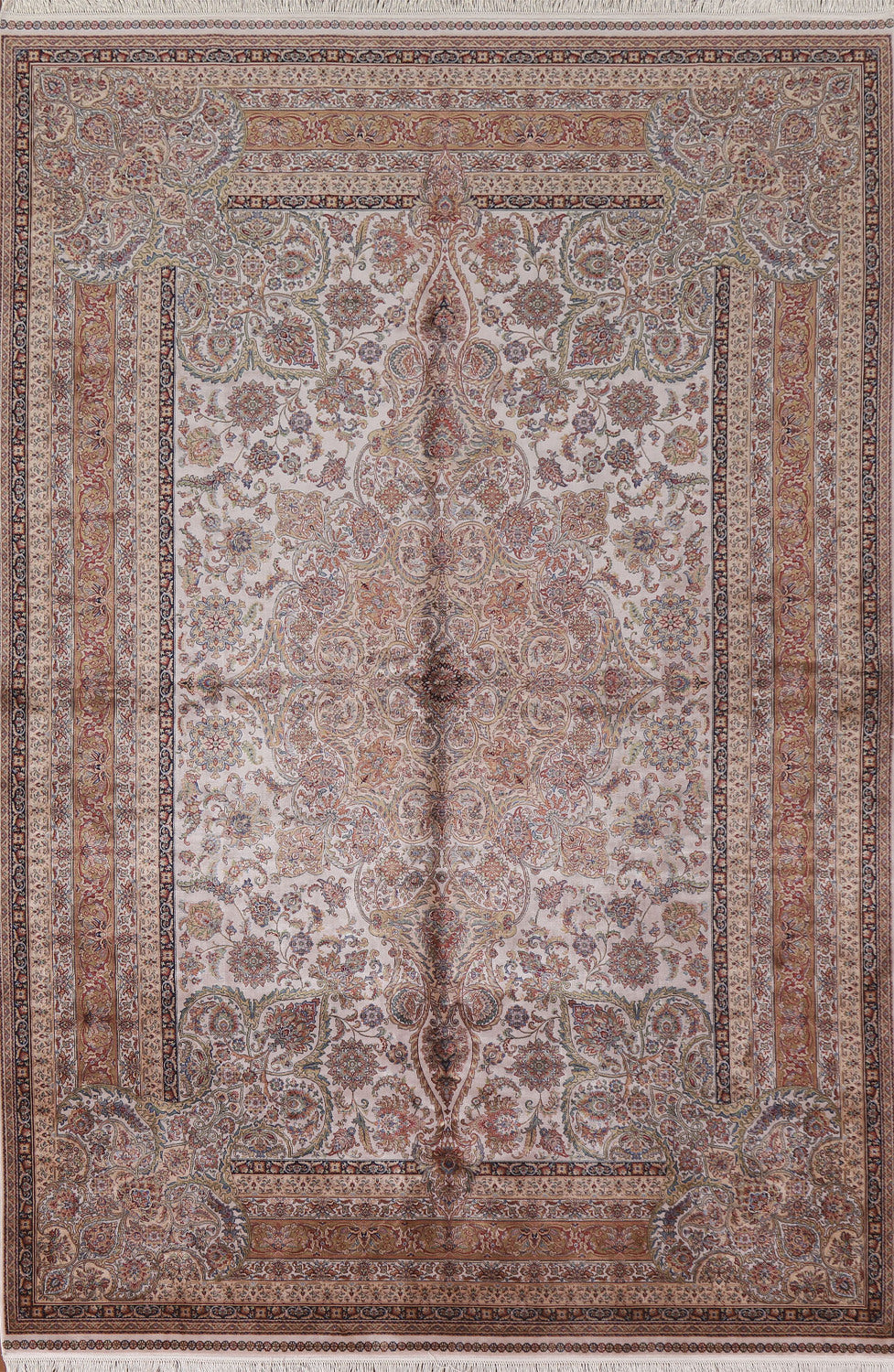 Traditional Qum Living Room Area Rug 7x10